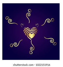 Simple vector heart icon