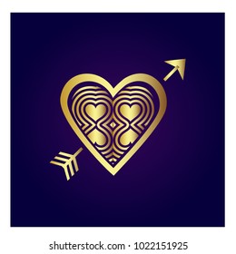 Simple vector heart icon
