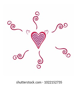 Simple vector heart icon