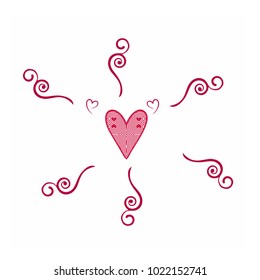 Simple vector heart icon