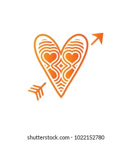 Simple vector heart icon