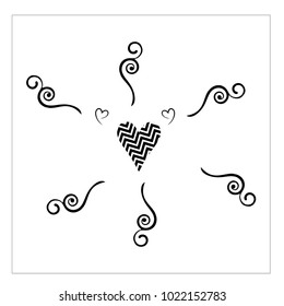 Simple vector heart icon
