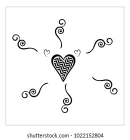 Simple vector heart icon