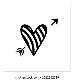 Simple vector heart icon