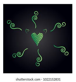 Simple vector heart icon