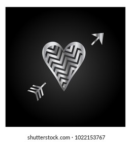 Simple vector heart icon