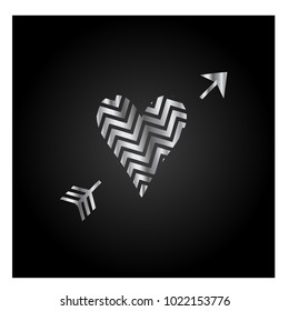 Simple vector heart icon
