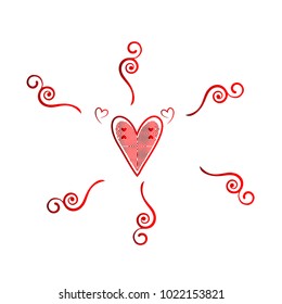 Simple vector heart icon