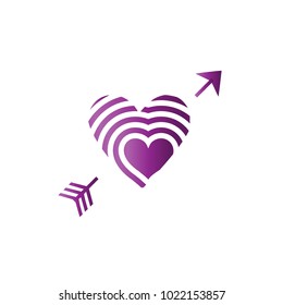 Simple vector heart icon