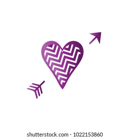 Simple vector heart icon