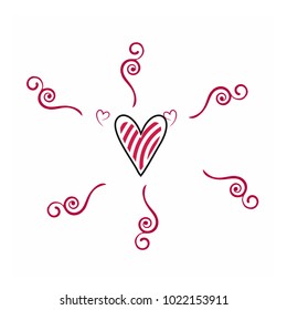 Simple vector heart icon