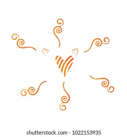 Simple vector heart icon