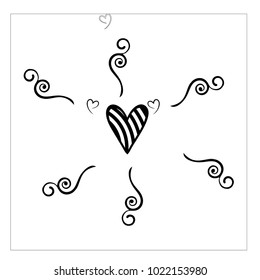 Simple vector heart icon