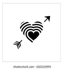 Simple vector heart icon