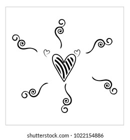 Simple vector heart icon