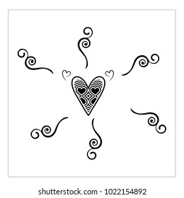 Simple vector heart icon