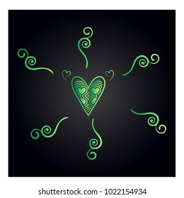 Simple vector heart icon