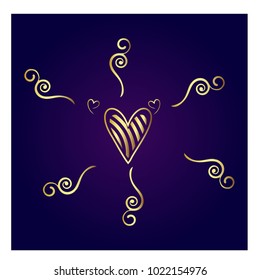 Simple vector heart icon