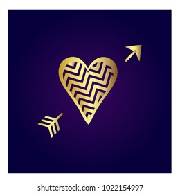 Simple vector heart icon
