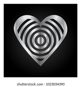 Simple vector heart icon