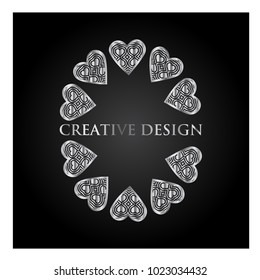 Simple vector heart icon