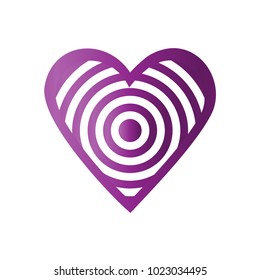 Simple vector heart icon