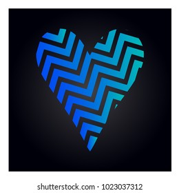 Simple vector heart icon