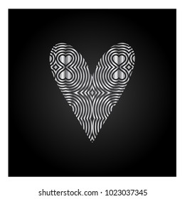 Simple vector heart icon