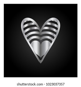 Simple vector heart icon