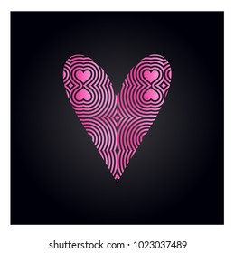 Simple vector heart icon