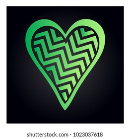Simple vector heart icon