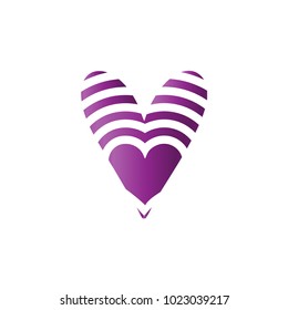 Simple vector heart icon
