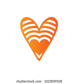 Simple vector heart icon