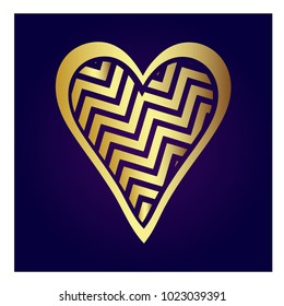 Simple vector heart icon