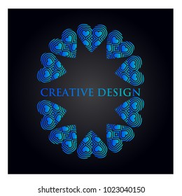 Simple vector heart icon