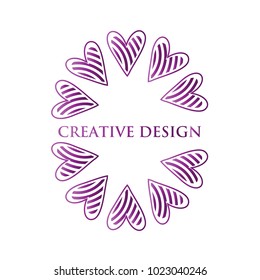 Simple vector heart icon