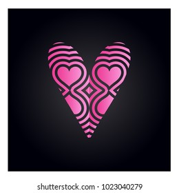 Simple vector heart icon