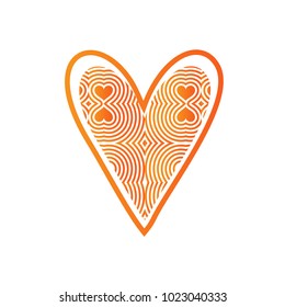 Simple vector heart icon