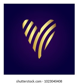 Simple vector heart icon