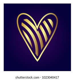 Simple vector heart icon