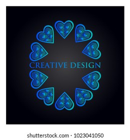 Simple vector heart icon