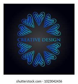 Simple vector heart icon