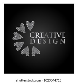 Simple vector heart icon