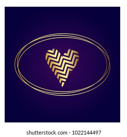 Simple vector hearts icon