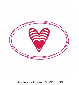 Simple vector hearts icon