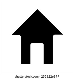 simple vector home page icon design