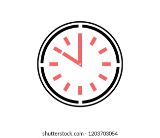 Simple Vector Hour to Show Times Sign Symbol Icon Logo Template Design Inspiration