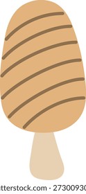Ilustración de helado de Vector simple