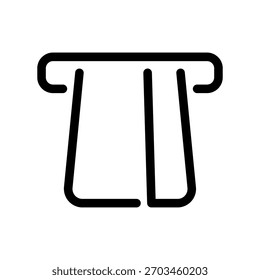 Simple vector icon bank card