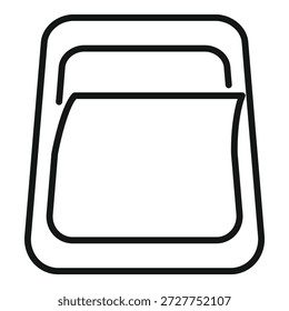 Simple vector icon cat